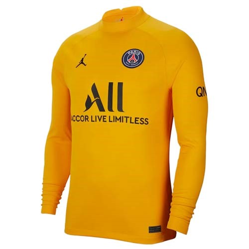Tailandia Camiseta Paris Saint Germain Portero 2021-22 Amarillo